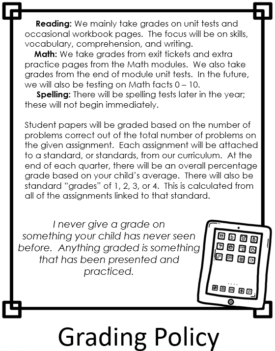 grading policy